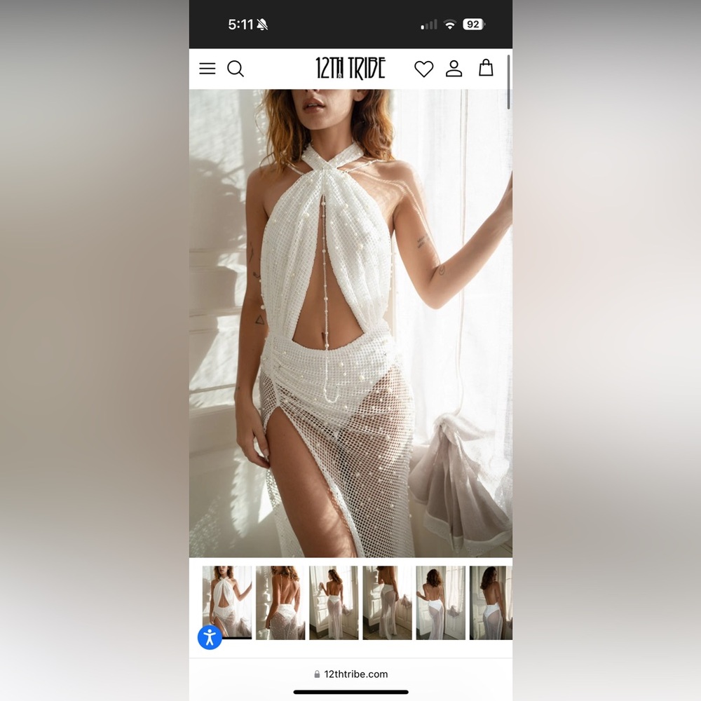 12th tribe bellagio white pearl maxi
